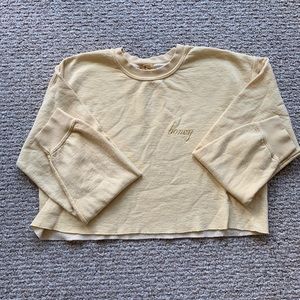 Honey Cropped Long Sleeve